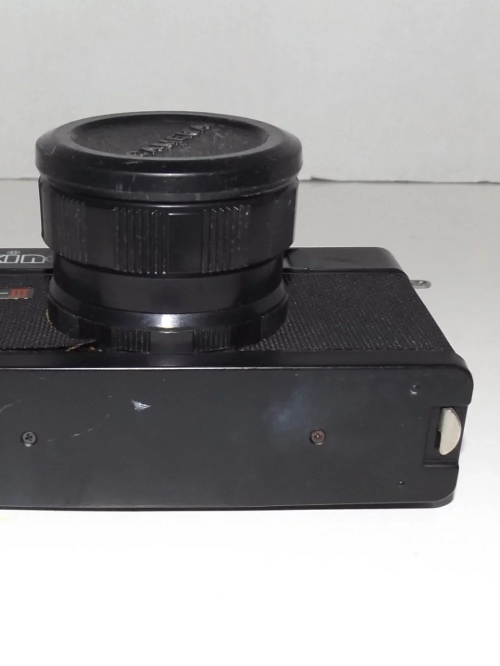 1980s Kinon SL-III 35mm Film Camera & Nikanon Hot Shoe Flash Not Tested